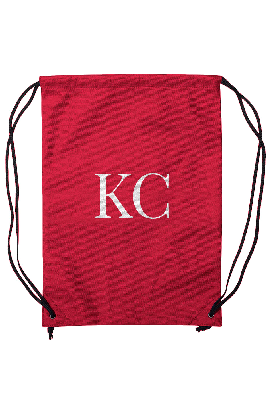 KC Monogram Drawstring Backpack